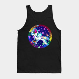 Rainbow Sparkle-Wolf Tank Top